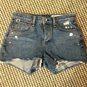 Rag & Bone Dre low rise jean shorts
